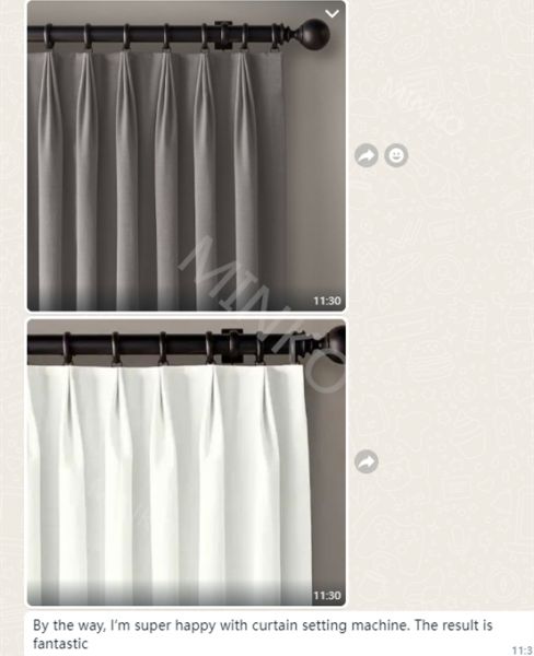 Vertical Curtain Heat Setting Machine