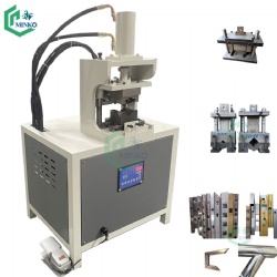 Automatic iron stainless steel tube corner hydraulic pipe notching punching round pipe angle cutting machine for tents