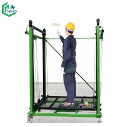 Foldable electric scaffolding hydraulic lifting scaffolding 10 meters
